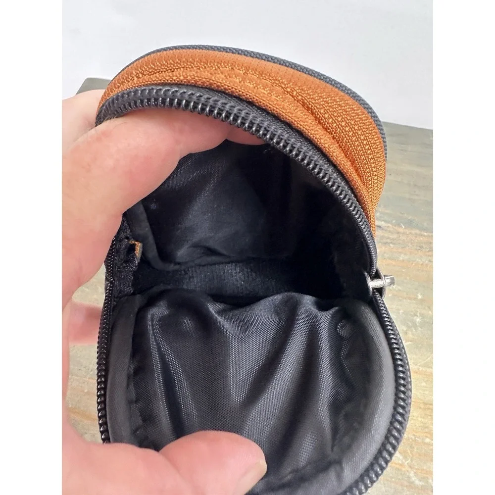 Callaway Golf Range Finder Case Soft Pouch Gray Orange Zippered Logo Excellent